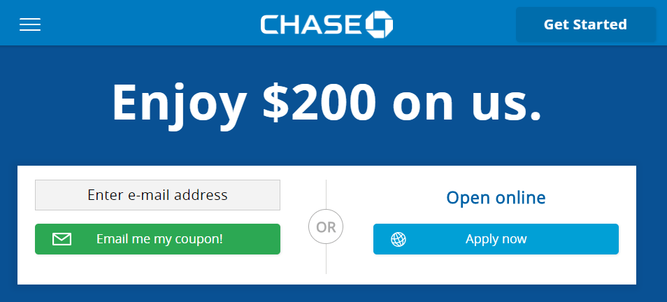 Expired Chase 200 Savings Bonus Available Online Doctor Of Credit