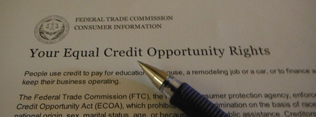 Equal credit opportunity act (ECOA)