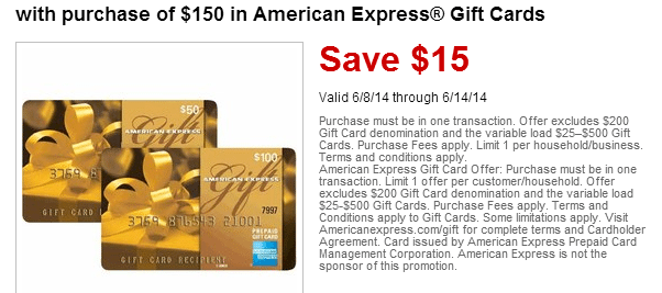 Get $15 Off When You Purchase $150 In American Express Gift Cards From Office  Depot/Office Max - Doctor Of Credit