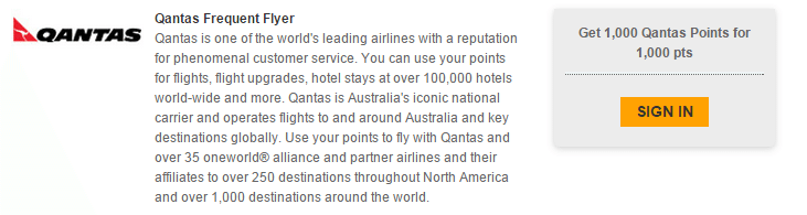 qantas citi thankyou points