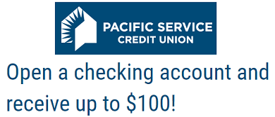 pacific service credit union bonus