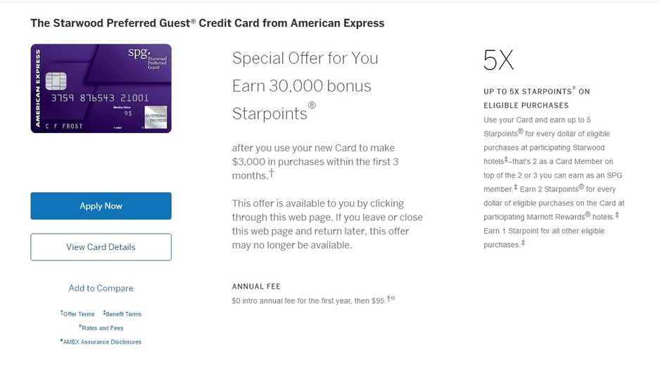 How To Get ‘Matched’ To The 30,000 American Express SPG Offer - Doctor ...