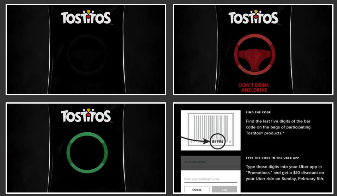 Tostitos' Super Bowl bags can detect alcohol, offer Uber rides