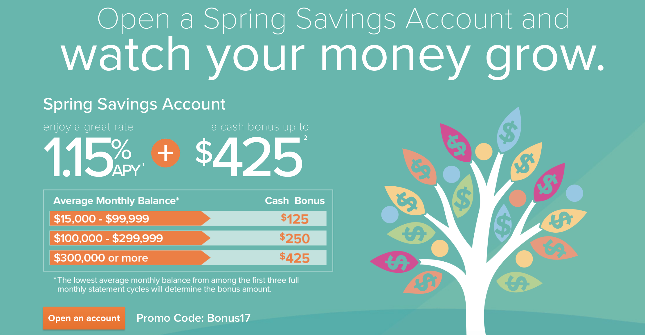 Open a saving account