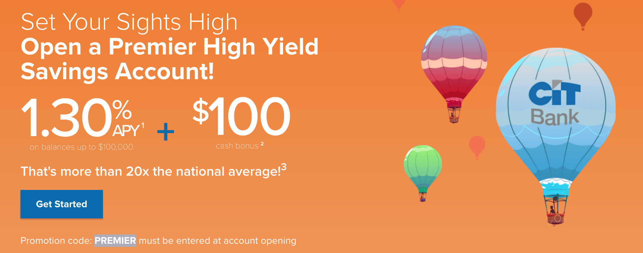 [Expired] CIT Bank High Yield Savings Account 100 Bonus + 1.35 APY