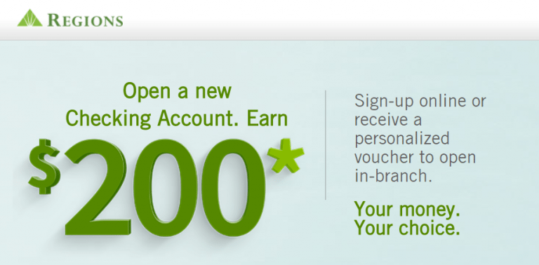 Regions Bank $500 Bonus