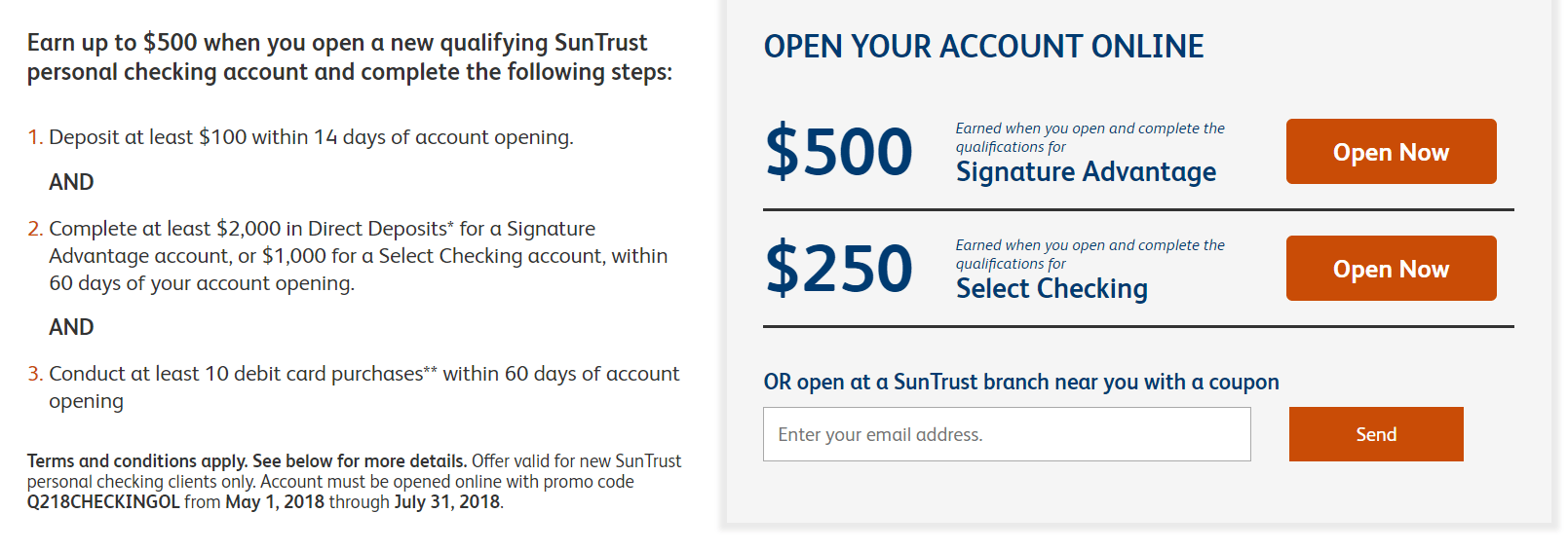 Pay And Transfer Money Suntrust Personal Banking Earn