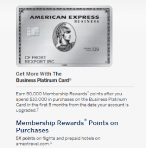 [Targeted] American Express Business Platinum 140,000 Point Upgrade ...