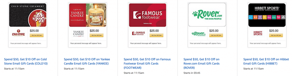 Famous Footwear Gift Card