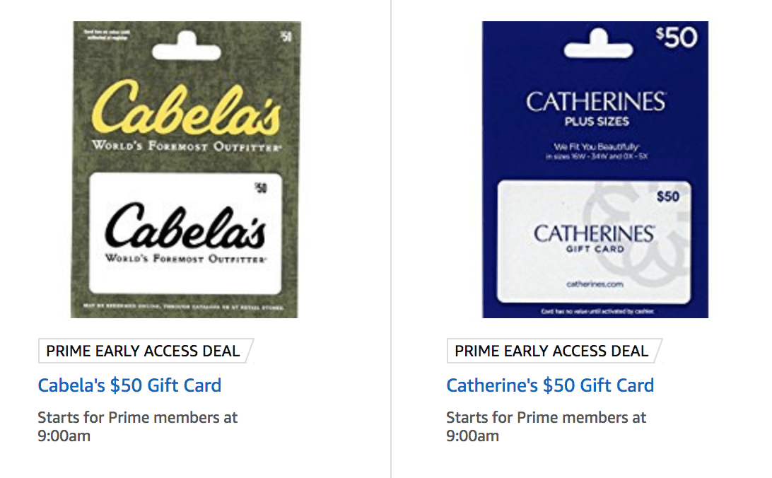 Expired] : Save on Cabela's and Catherine's Gift Cards - Doctor Of  Credit