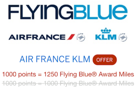 Expired] American Express Transfer Bonus: 25% To Flying Blue (KLM/AirFrance)  - Doctor Of Credit