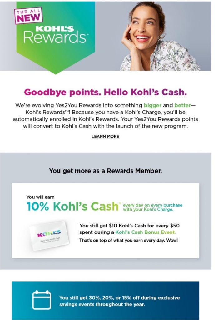 Kohl's To Replace Yes2You Rewards With New 'Kohl's Rewards' Program ...