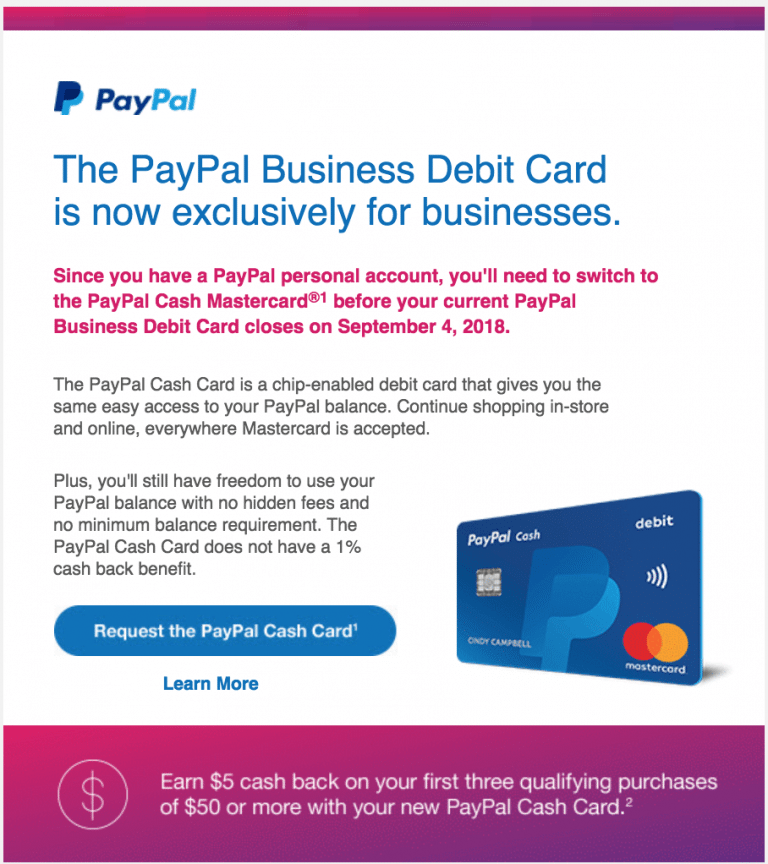 Paypal Business Debit Card Now Reserved only for Paypal Business ...