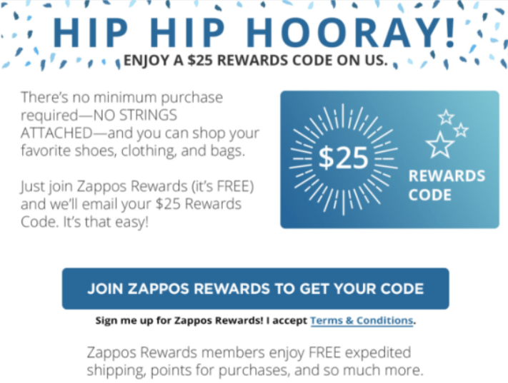[Targeted] Zappos 25 Code Doctor Of Credit