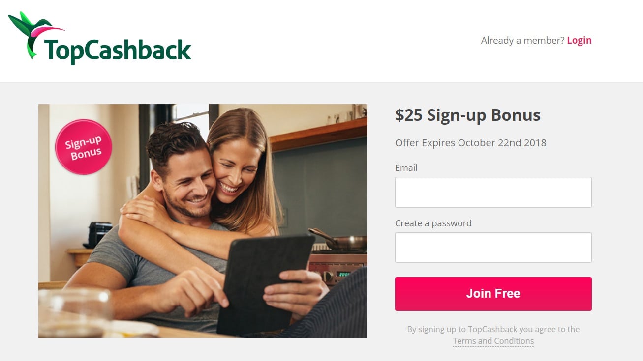 $25 sign up bonus activated