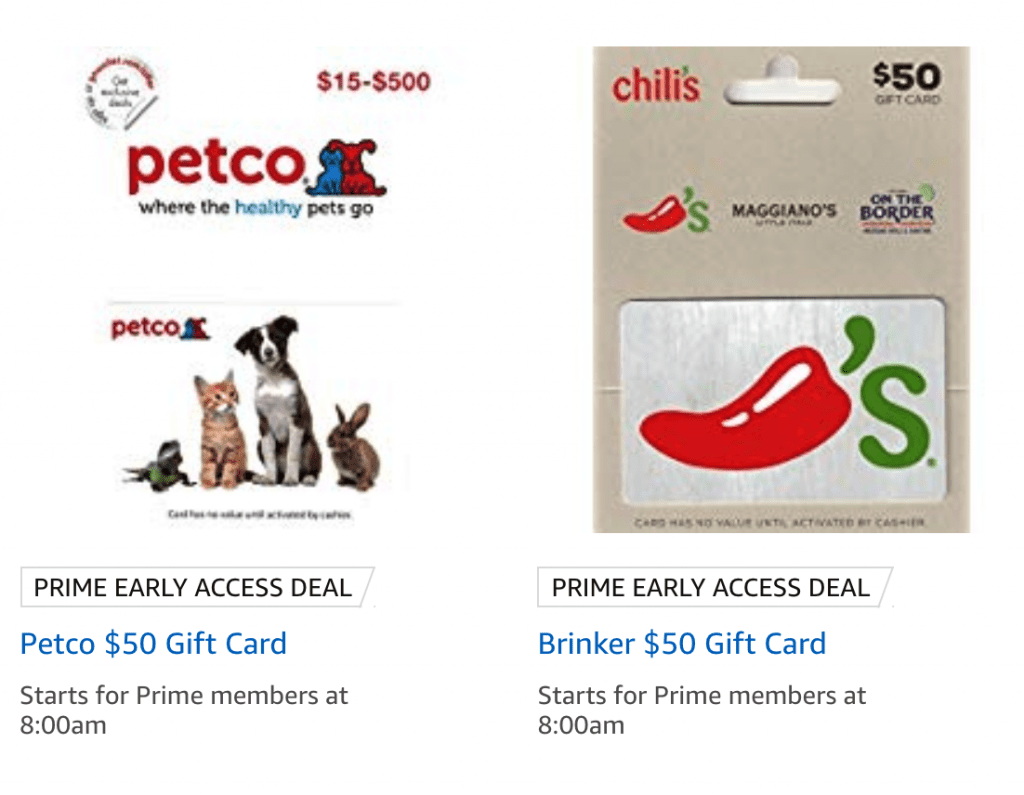 [Sold Out] Amazon: Save on Petco and Brinker Gift Cards - Doctor Of Credit