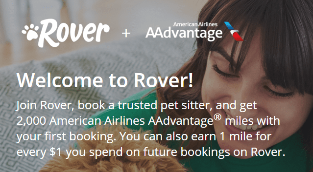 Rover Pet Sitting Earn 2 000 Miles For New Users Doctor Of Credit - american airlines roblox music