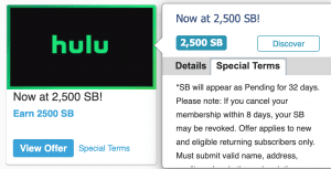 (Money Maker) Swagbucks – Hulu + $30 GC for $5.99