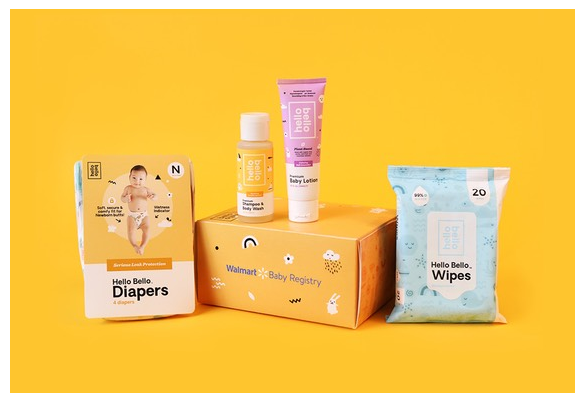 walmart registry free baby box