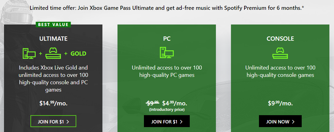 spotify premium xbox