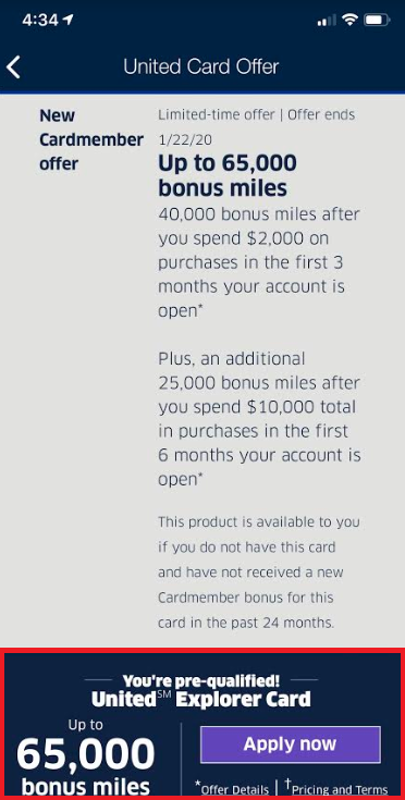 United App: Now Showing Chase Pre-Approved Offers That Bypass 5/24 ...