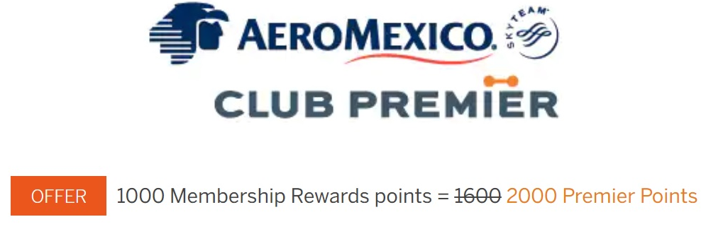 Expired] American Express Transfer Bonus: 25% To AeroMexico - Doctor Of  Credit