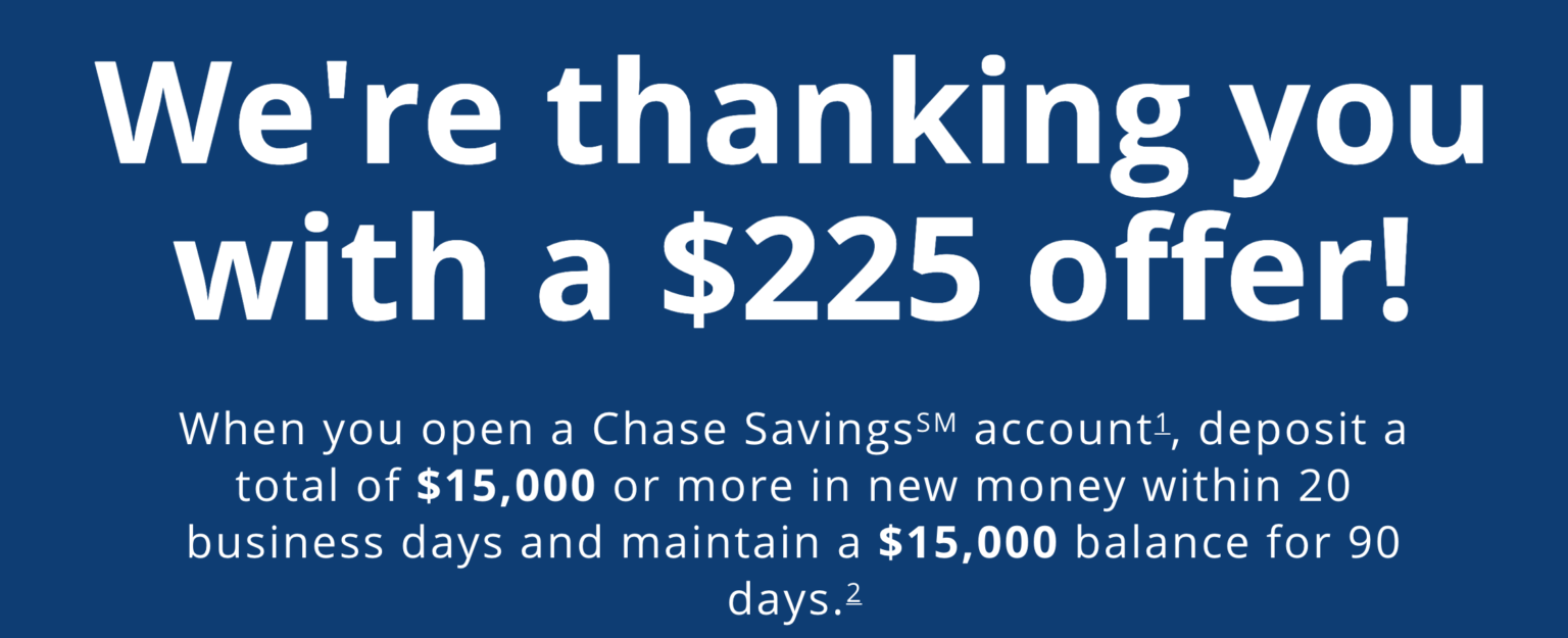 Chase 300 Offer