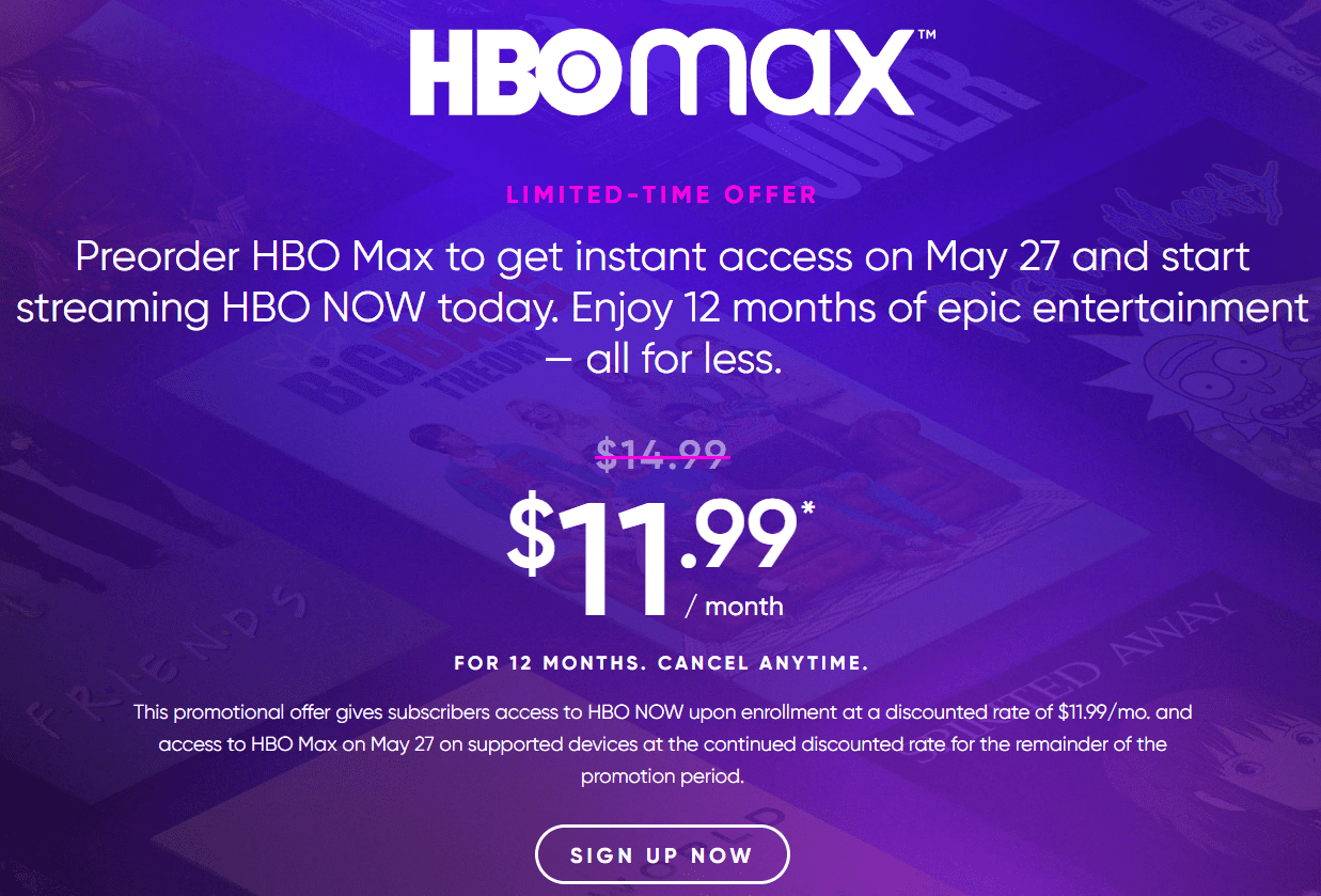 HBO Max Promo Code 12 A Month (Save 3) With SAVEFOR12 (Works For New