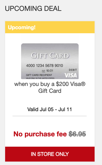 $200 visa gift card