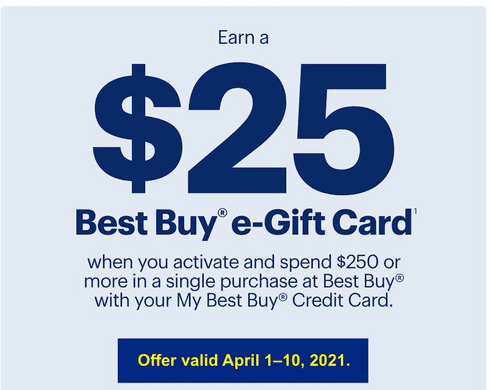 Expired] [Targeted] Best Buy Credit Card: Spend $250+ At Best Buy & Get $25  Credit - Doctor Of Credit