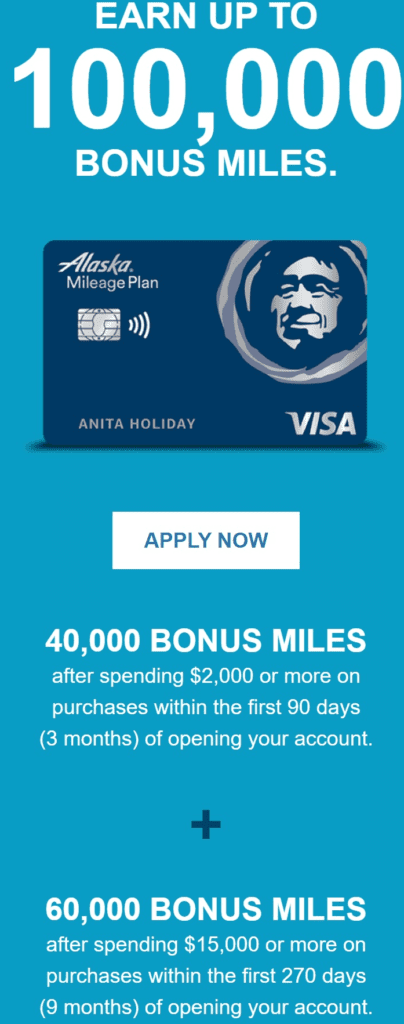 [Targeted] Bank Of America Alaska Airlines Card 100,000 Mile Offer ...