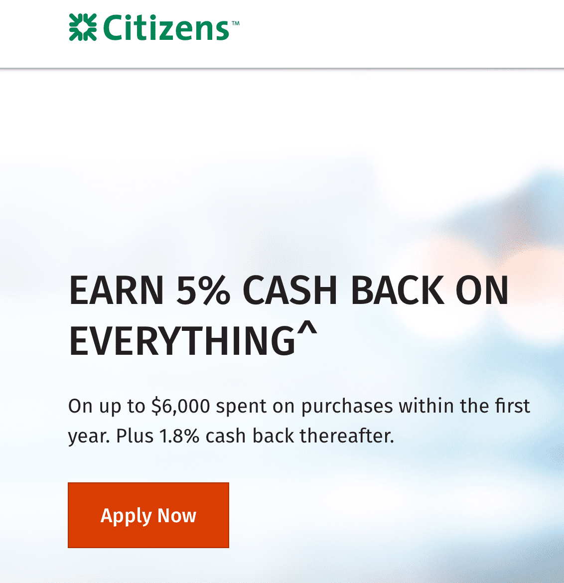 Citizens Bank Cash Bonus