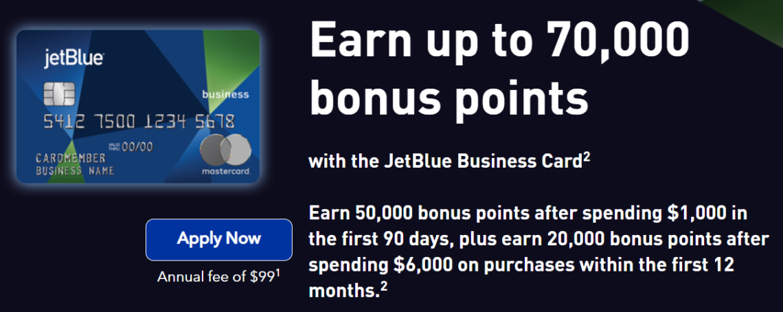 [Expired] Barclays JetBlue Business Card 70,000 Point Bonus - Doctor Of ...