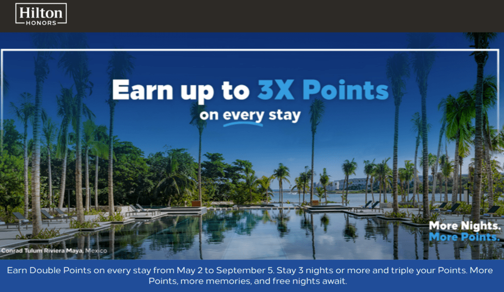 [Expired] Hilton: Earn Up To 3x Points On Stays (May - September ...