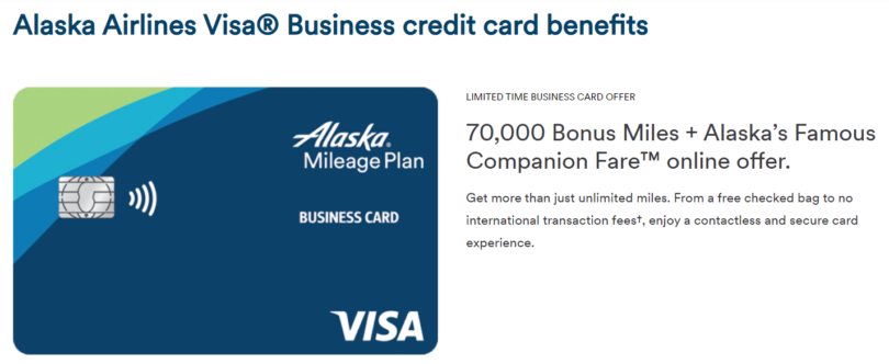 Bank of America Alaska Airlines Business Card 75,000 Miles - Doctor Of ...