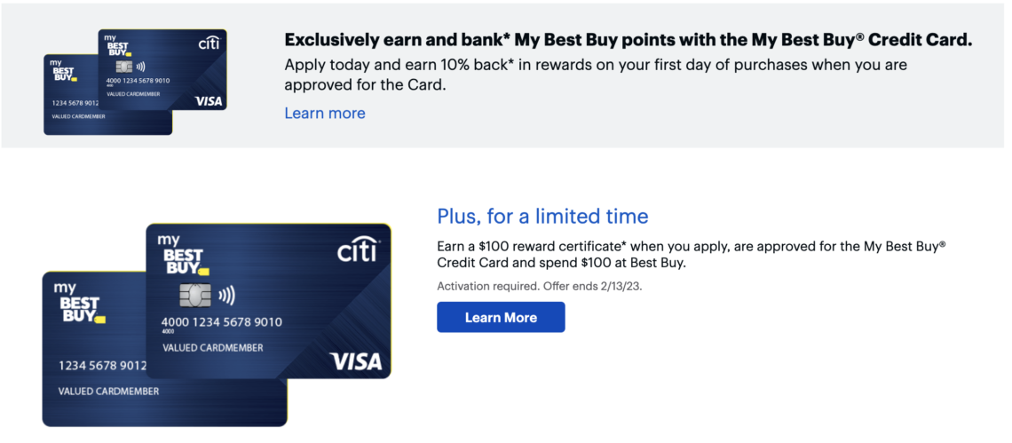 Best Buy Credit Card Website