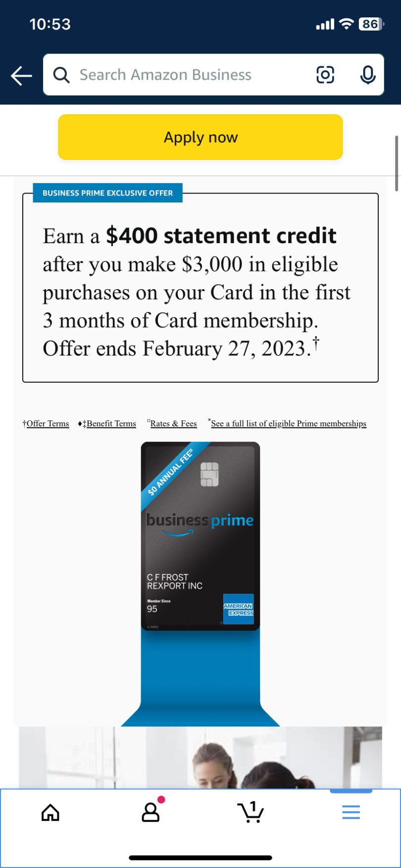 [YMMV] American Express Amazon Business Card $400 Statement Credit ...