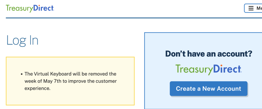 Treasury Direct Removes Virtual Keyboard From Login Doctor Of Credit   Screenshot 2023 05 03 At 9.48.53 AM 1024x427 