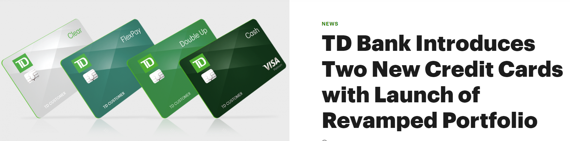 Td Bank Revamps Credit Card Lineup Adds Two New Cards Doctor Of Credit 8893