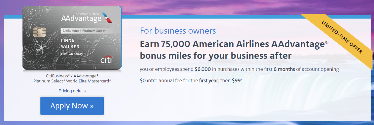 [Expired] Citi American Airlines 75,000 Miles Business Offer [Ending ...